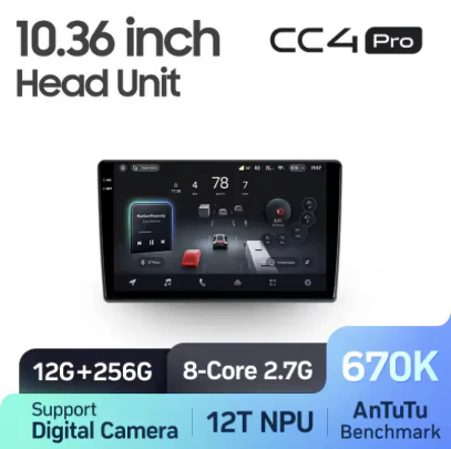 Universal 9.5" & 10.36" CC4 PRO DIN2 for Toyota Volkswagen Hyundai Kia Renault Suzuki Honda Audi Lada & Nissan - Image 12