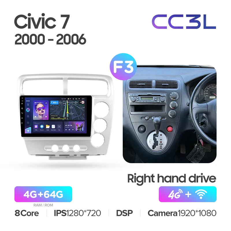 Honda Civic 7 LHD RHD (2000-2006) - Image 14