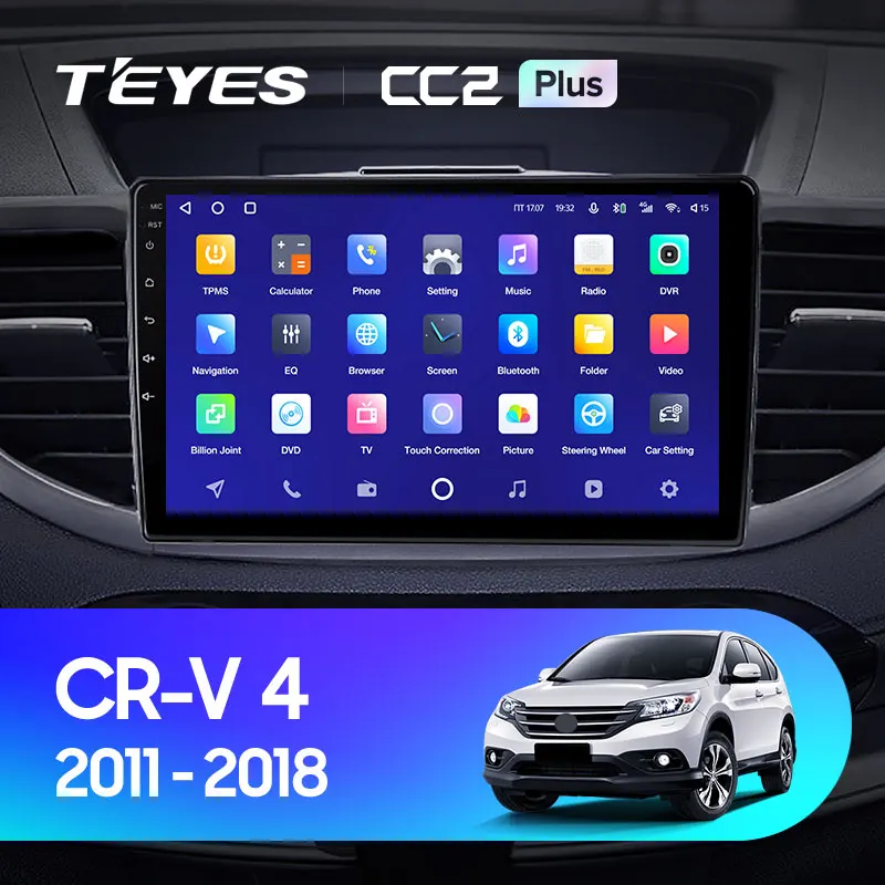 Honda CRV CR-V 4 RM RE (2011-2018) 10.2" Screen