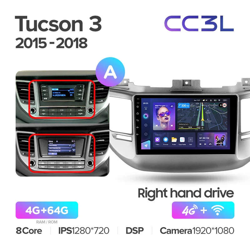 Hyundai Tucson 3 (2015-2018) Right hand drive - Image 12