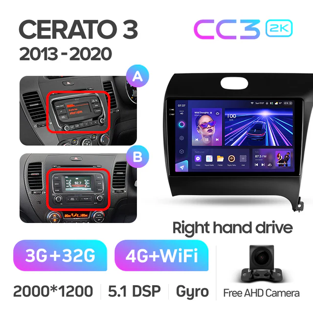 Kia Cerato 3 YD (2013-2020) Right hand drive - Image 7