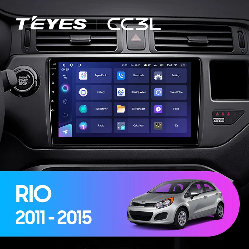 Kia RIO 4 K3 (2011-2015) Left Hand Drive