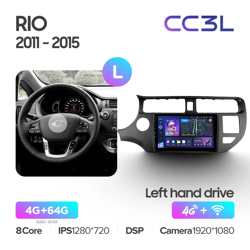 Kia RIO 4 K3 (2011-2015) Left Hand Drive - Image 6