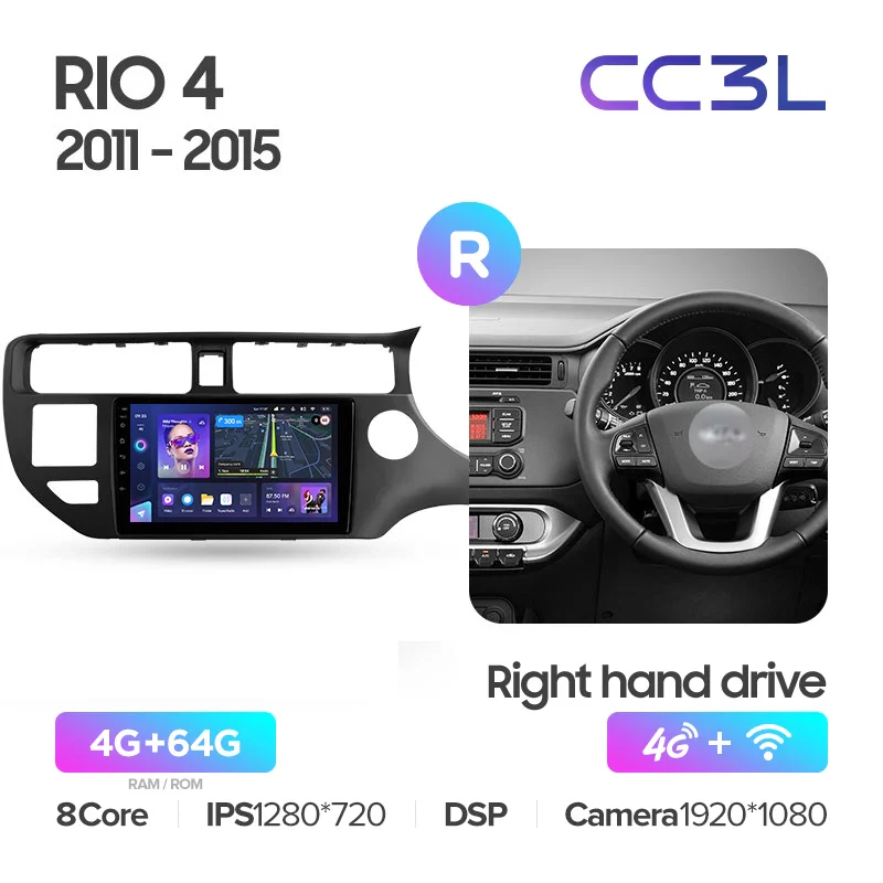 Kia RIO 4 K3 (2011-2015) Right Hand Drive - Image 6