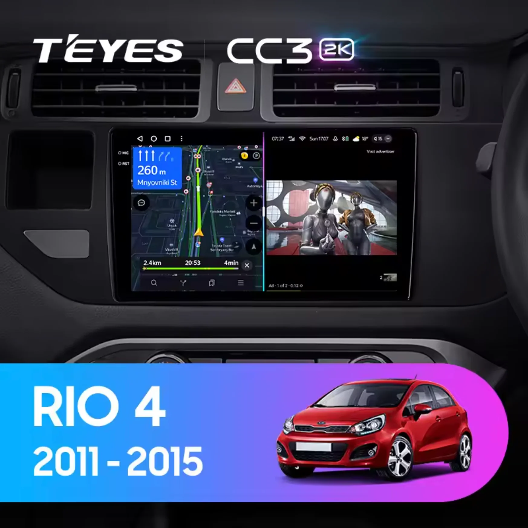 Kia RIO 4 K3 LHD RHD (2015-2017)