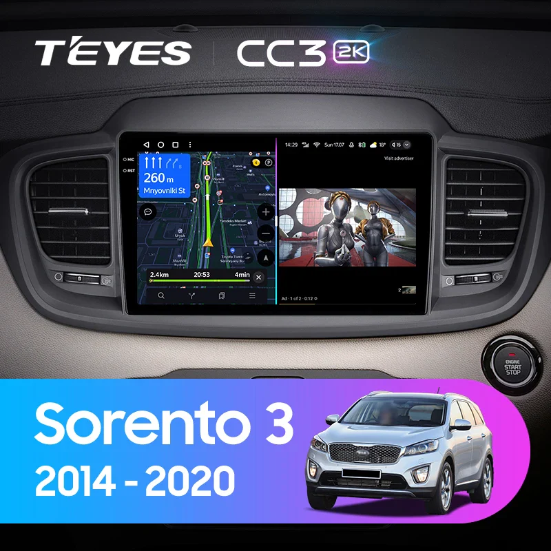 Kia Sorento 3 (2014-2020) Right Hand Driver