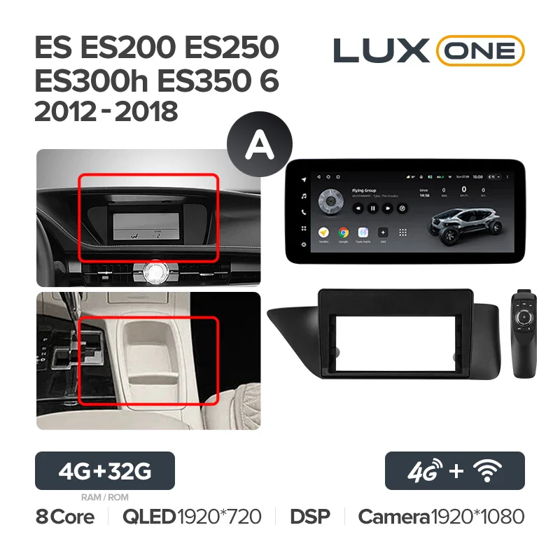 Lexus ES ES200 ES250 ES300h ES350 XV60 VI 6 (2012-2018) LEFT HAND DRIVE - Image 4