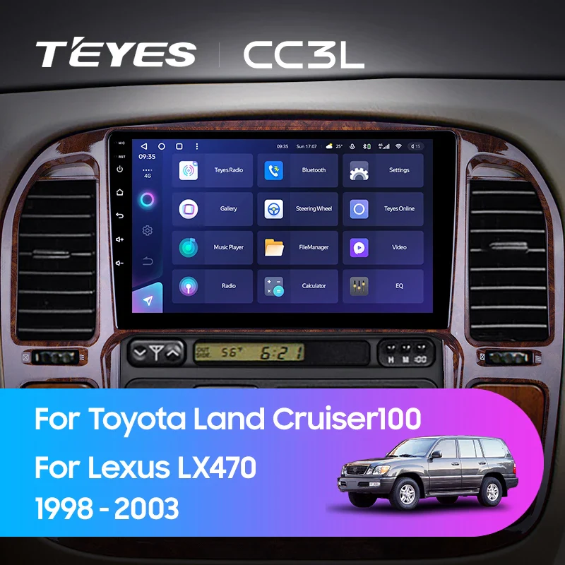 Lexus LX470 For Toyota Land Cruiser LC 100 (1998-2003)
