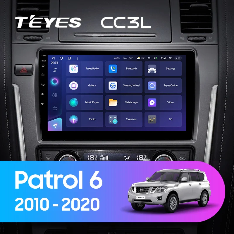 Nissan Patrol 6 Y62 (2010-2020) 10"