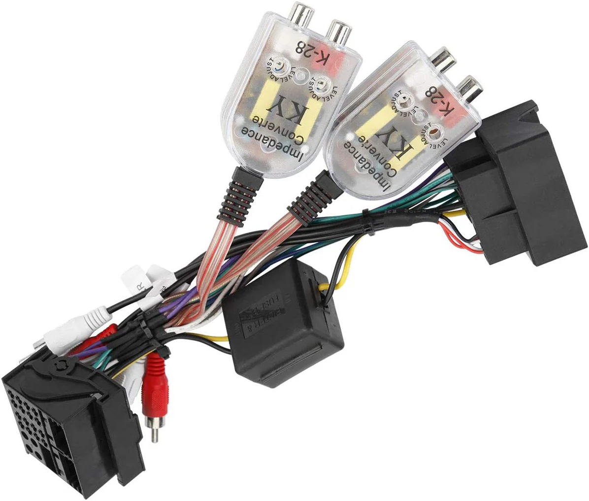 Special Power Adapter Cable with Audio Amplifier Cable for Audi A3/A4/TT
