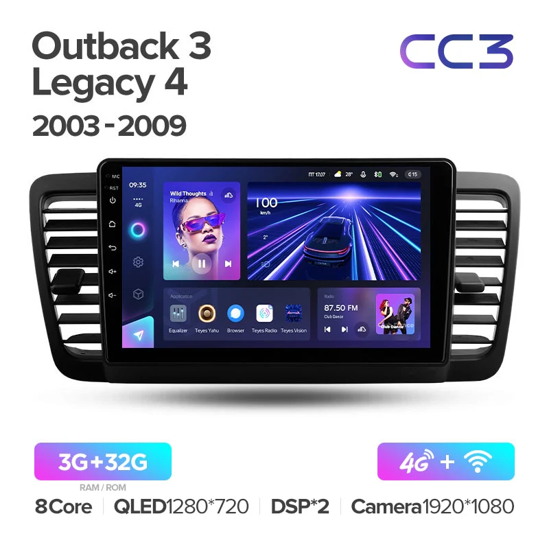 Subaru Outback 3 Legacy 4 (2003-2009) Right Hand Drive - Image 4