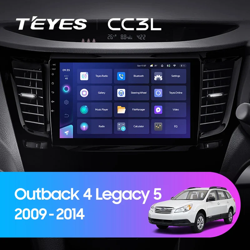 Subaru Outback 4 BR Legacy 5 (2009-2014) Right hand drive