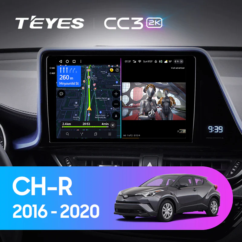 Toyota C-HR CHR (2016-2020) Left Hand Drive