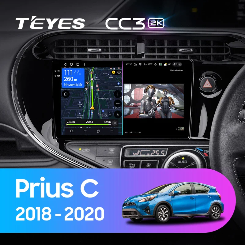 Toyota Prius C (2018 - 2020) Right Hand Driver